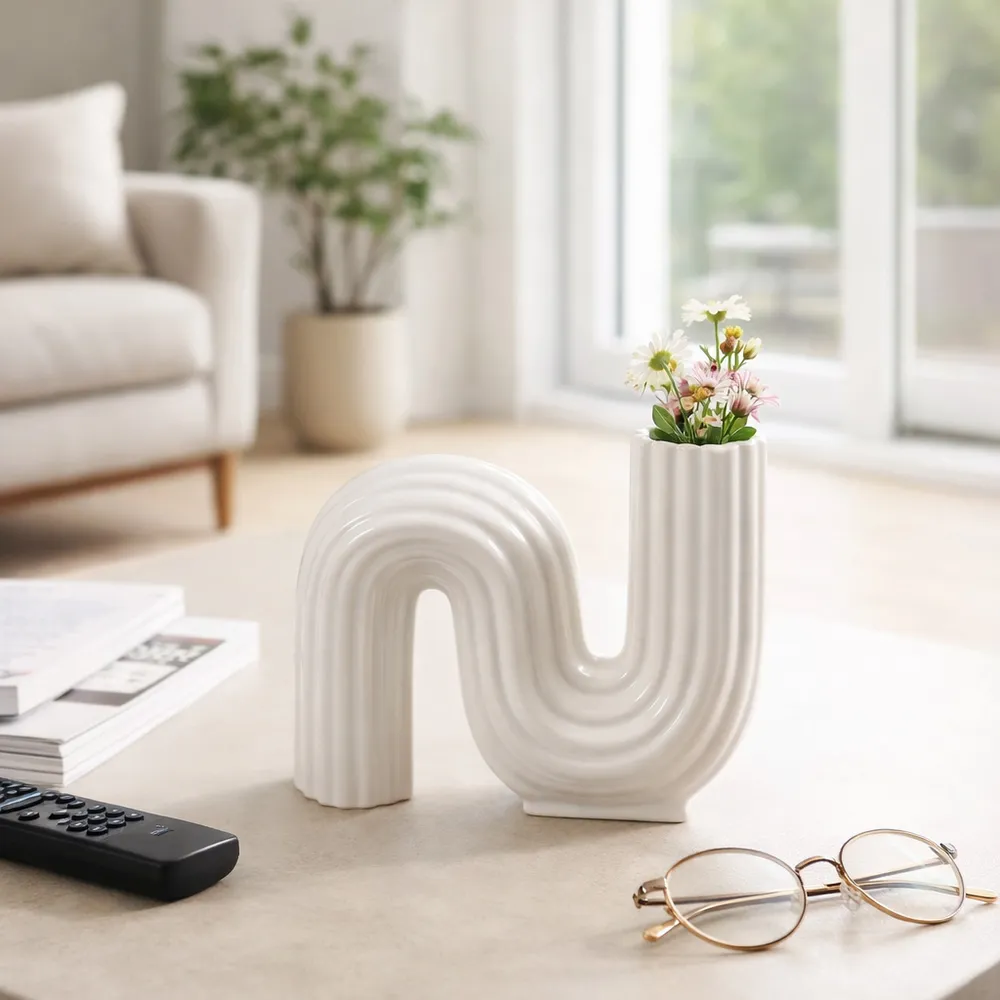RAYMONDROSE WHITE VASE 6 (IN)