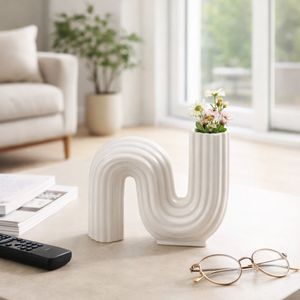 RAYMONDROSE WHITE VASE 6 (IN) 12