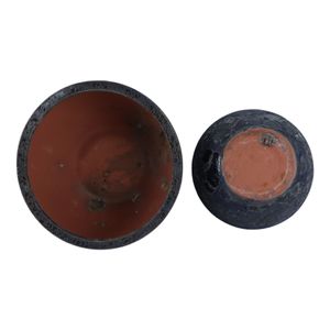 BYRONHAM SET OF 2 BLUE PLANTER 6 (IN) 8