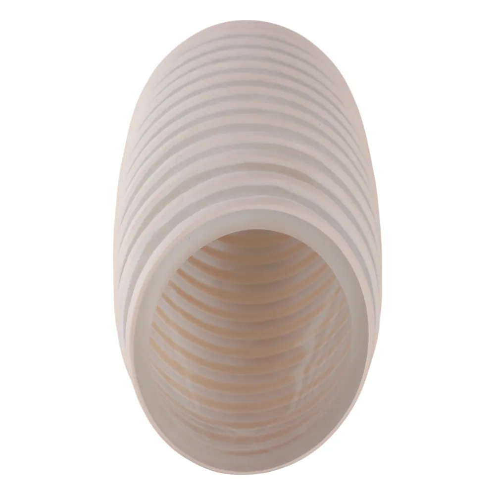 SAMSONWICK IVORY GLASS VASE 18 (IN)