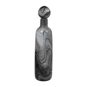 GRIFFINRIDGE GRAY GLASS VASE 22 (IN) 1