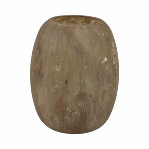 HENDONSIDE BROWN GLASS VASE 12 (IN) 4