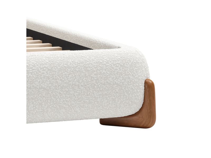 Baris Queen Bed Ivory 7