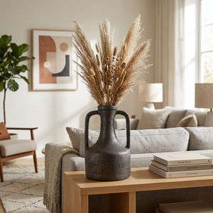 SHAYWICK BLACK VASE 16 (IN) 2