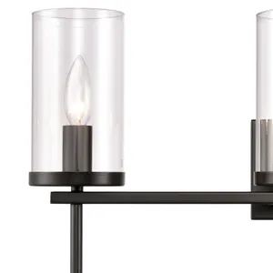 Oakland 23'' Wide 3-Light Vanity Light - Black 3