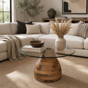 BLAINESHAW BROWN COFFEE TABLE 18 (IN) 11