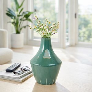 COLEFIELD GREEN VASE 12 (IN) 11