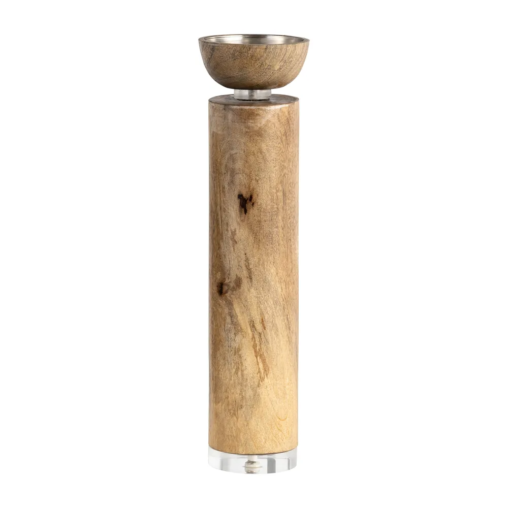 DOVERWELL BROWN CANDLE HOLDER 14 (IN)