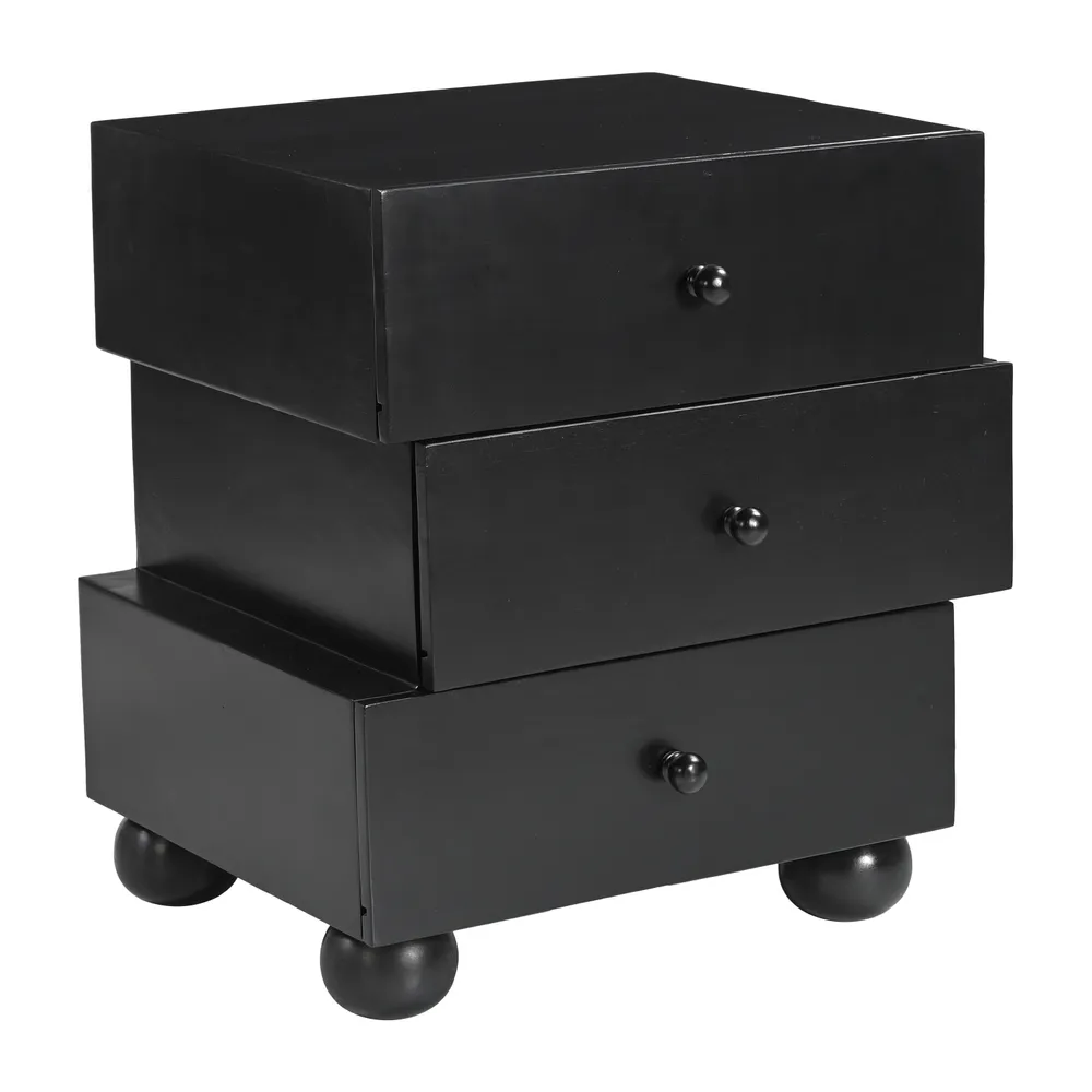 Eben Nightstand Black
