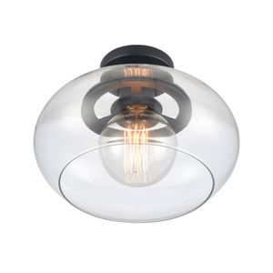Clement 13'' Wide 1-Light Semi Flush Mount - Matte Black 4