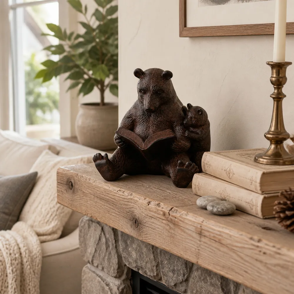 ENOCHOAK BROWN DECOR 9 (IN)