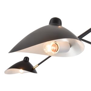 Risley 81.5'' High 3-Light Floor Lamp - Matte Black 5