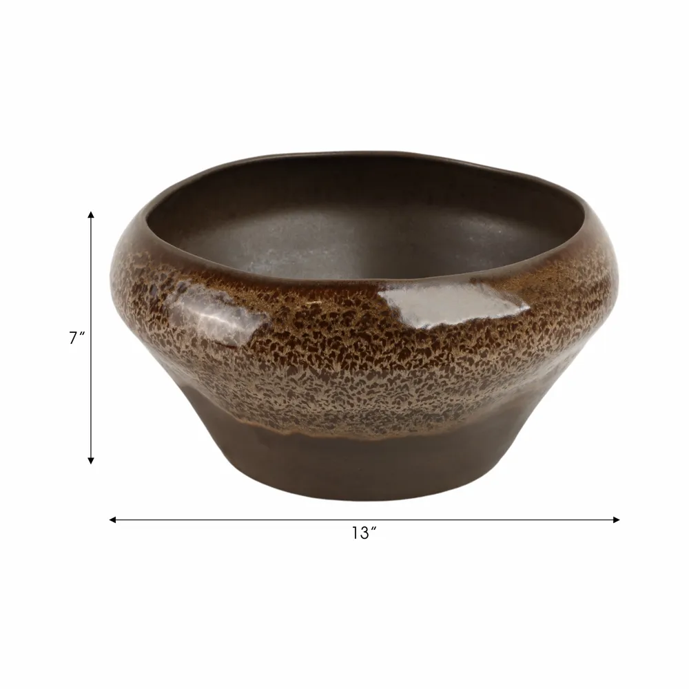 HAMPTONLEY BROWN BOWL 7 (IN)