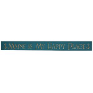 36" USA MAINE IS MY HAPPY PLACE SIGN 1