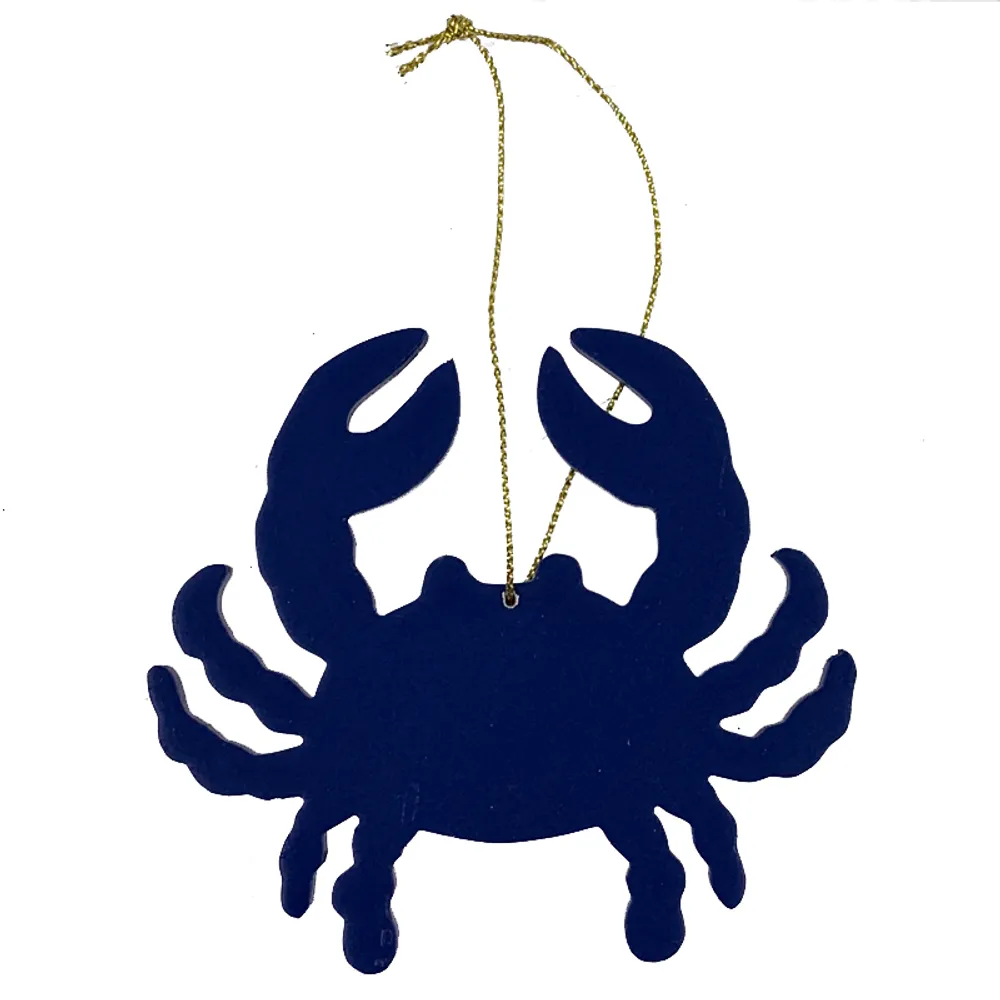 3-1/2" BLUE CRAB ORNAMENT