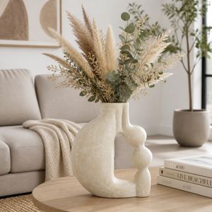FERNMOOR IVORY VASE 14 (IN) 11