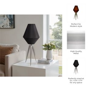 HAYFIELD BLACK LAMP 27 (IN) 8
