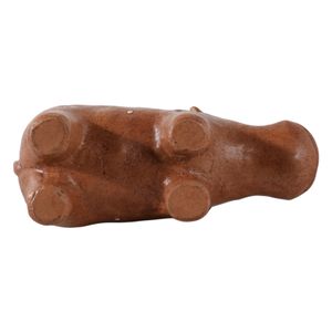 8" HIPPO WITH STACKED STONES, MULTI 8