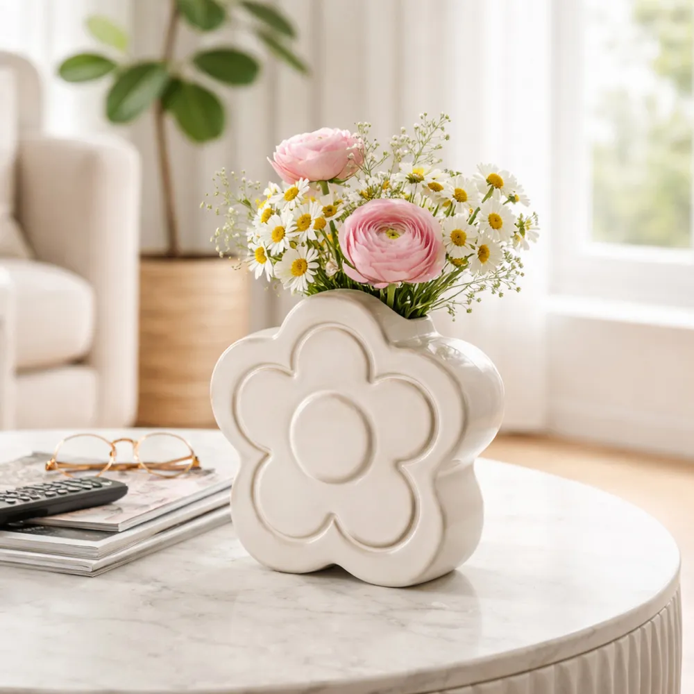 LUCASCREST IVORY VASE 7 (IN)