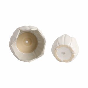 GENTRYWIND SET OF 2 WHITE PLANTER 8 (IN) 7