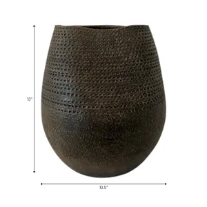 NORAHAVEN BROWN VASE 13 (IN) 6