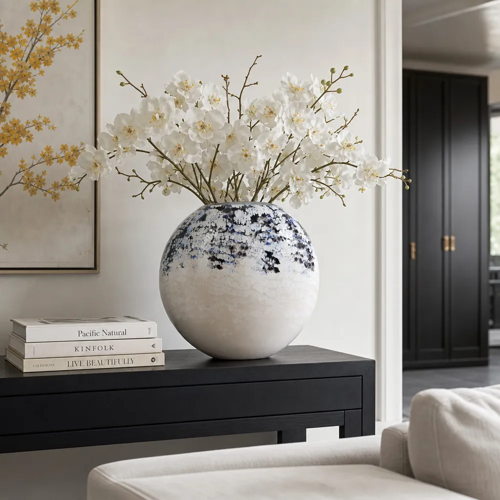 DASHWIND BLUE VASE 19 (IN)