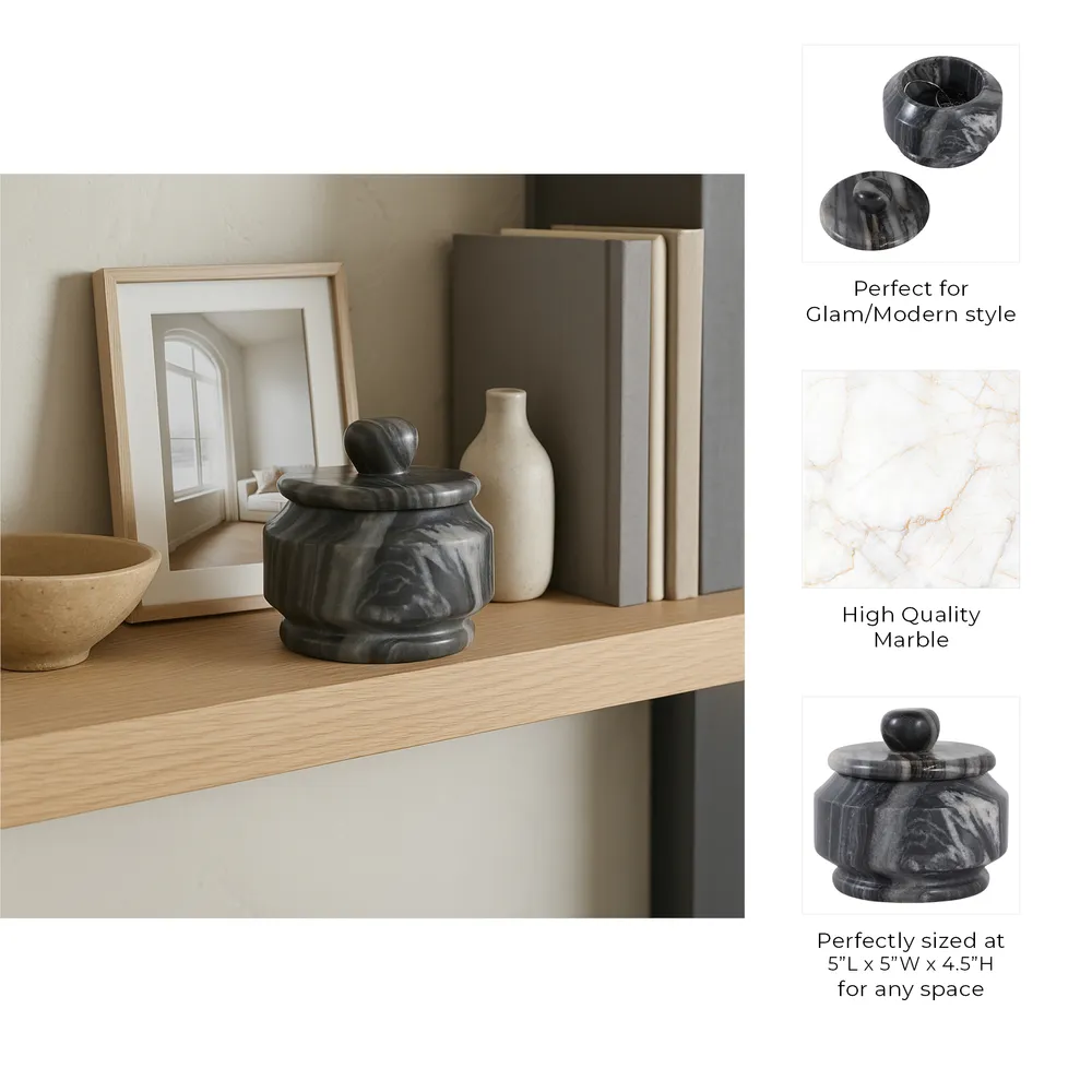 CHLOEMORE GRAY JAR 5 (IN)