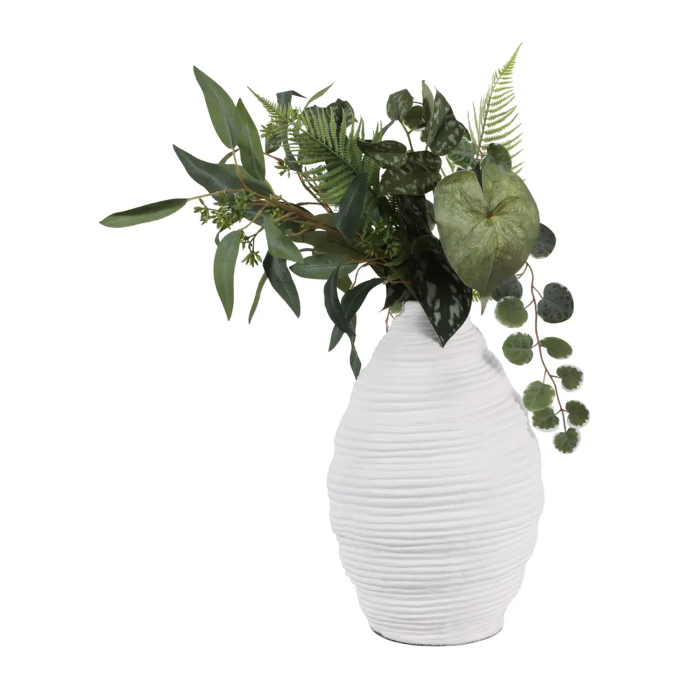 KELSEYHOLM WHITE VASE 14 (IN)