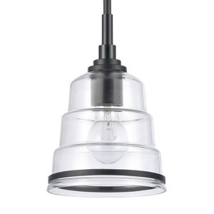 Boyer 6.5'' Wide 1-Light Mini Pendant - Matte Black 4