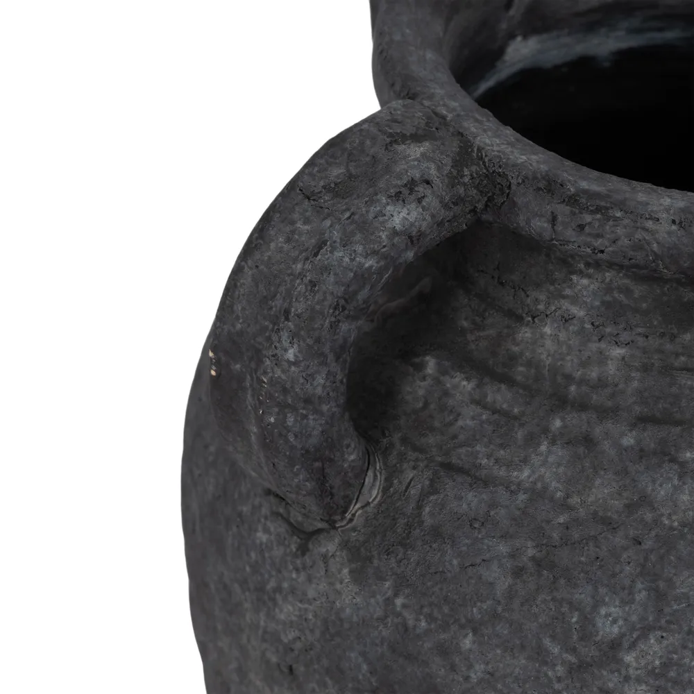 SKYELAKE BLACK VASE 10 (IN)