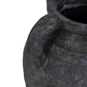 SKYELAKE BLACK VASE 10 (IN) 5