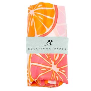 Citrus Red blu Reusable Shopping Bag 5