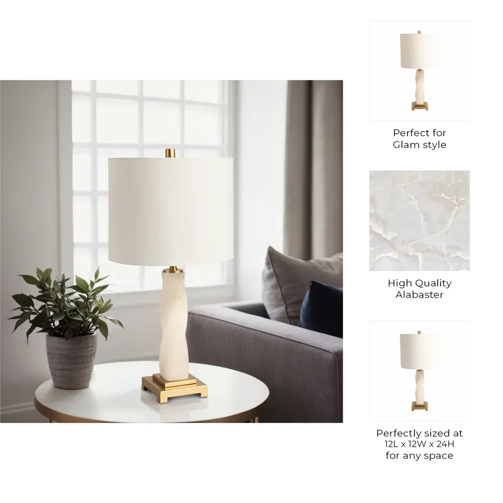 SELBYVIEW WHITE LAMP 24 (IN)