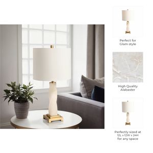 SELBYVIEW WHITE LAMP 24 (IN) 8