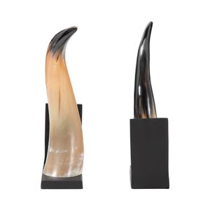 KNOXSHAW SET OF 2 BLACK BOOKENDS 14 (IN) 5