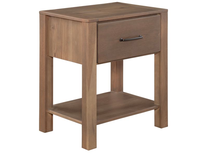 re.curated One Drawer Nightstand with Shelf - 26-inch 1