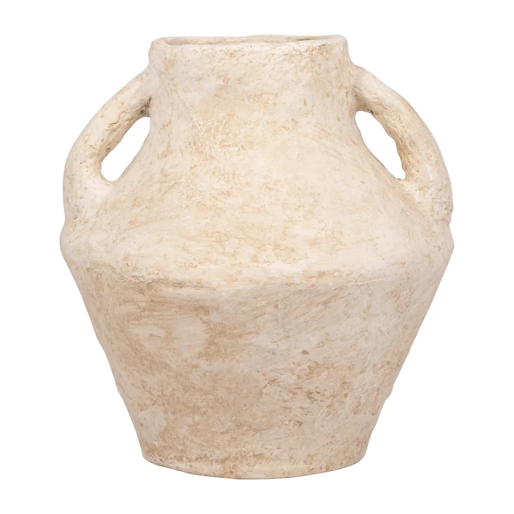 FERRIS WHITE VASE 15 (IN)