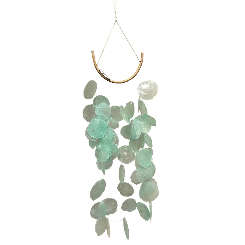 36" GREEN CAPIZ CHIME