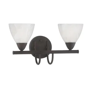 Tia 15.75'' Wide 2-Light Vanity Light - Painted Bronze 1