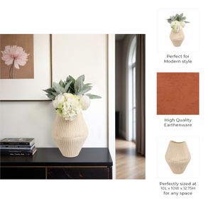 SYLVANGATE CREAM VASE 13 (IN) 11