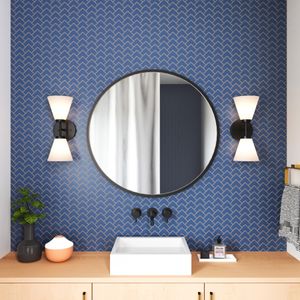 Houghton 15'' High 2-Light Vanity Light - Matte Black 7