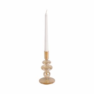 ELLENLAND GOLD CANDLE HOLDER 7 (IN) 3