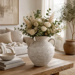 BURTONHOLM IVORY VASE 16 (IN) 11