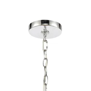 Melinda 25″ Wide 5-Light Chandelier - Polished Chrome 4