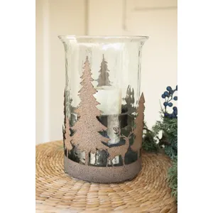Metal Christmas Trees and Deer Cylinder Wrap 5