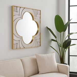 HARVEYWICK IVORY MIRROR 35 (IN) 10