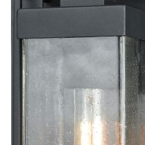 Overton 12'' High 1-Light Outdoor Sconce - Matte Black 2