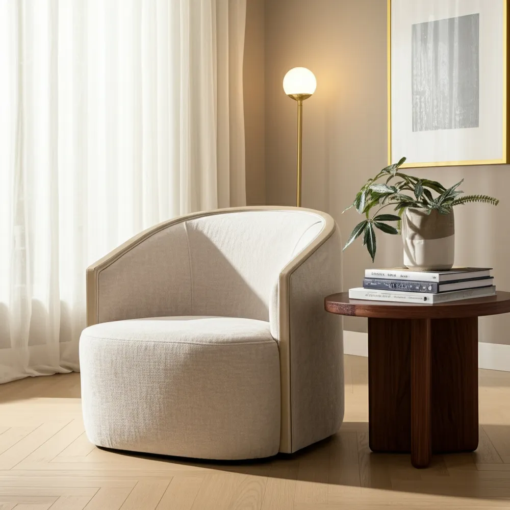 PAXTONRUN IVORY CHAIR 30 (IN)