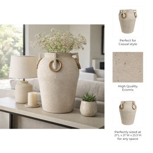 JASPERGROVE IVORY VASE 26 (IN) 10