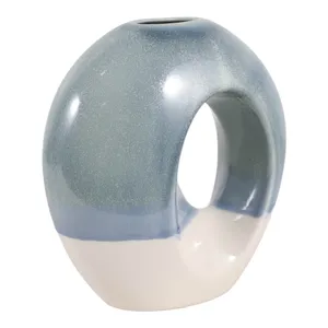 CHLOEOAK BLUE VASE 10 (IN) 4